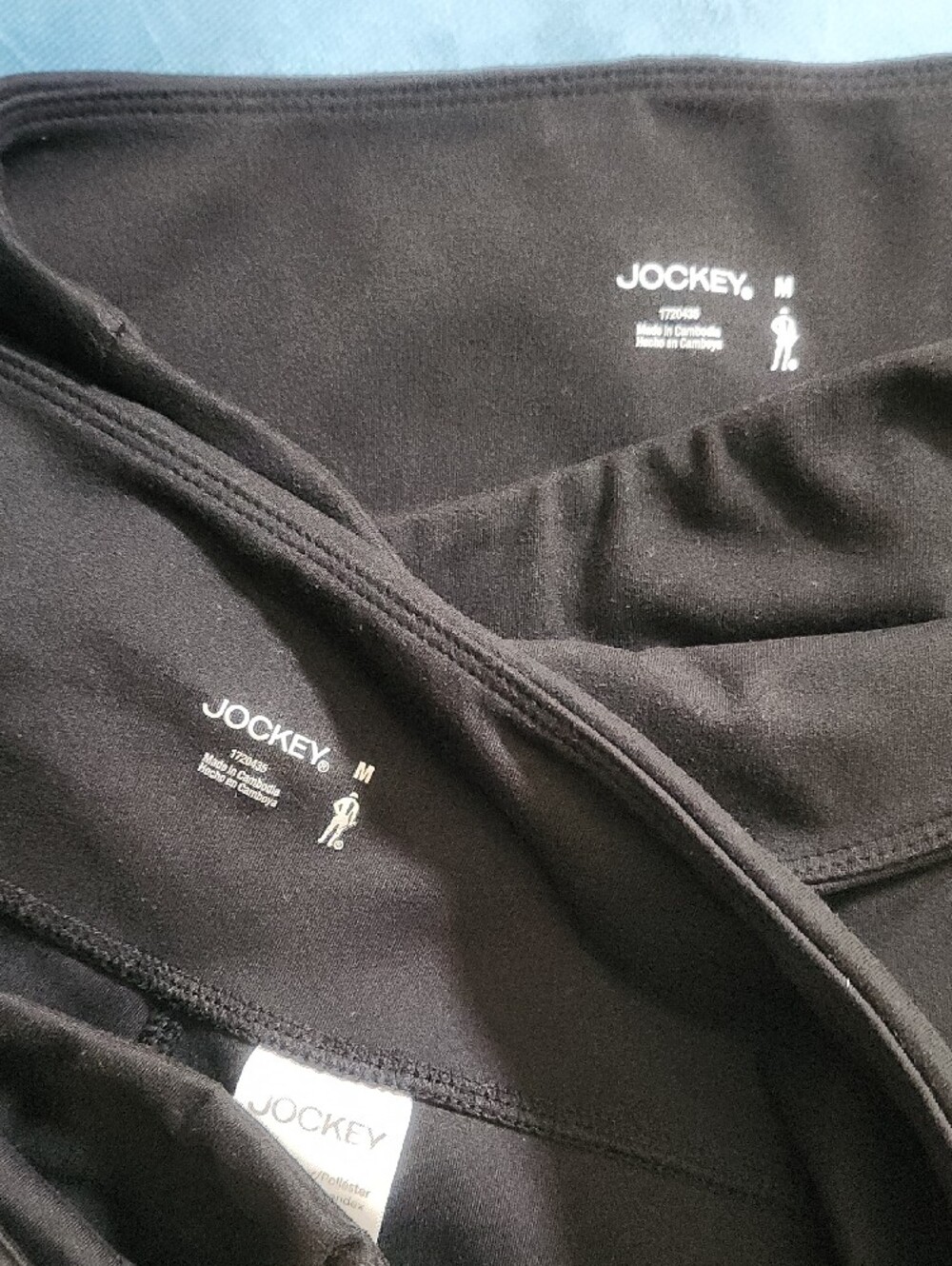 Jockey Ladies Crosswaist Yoga Pants 2 Pair Medium - Picture 3 of 11
